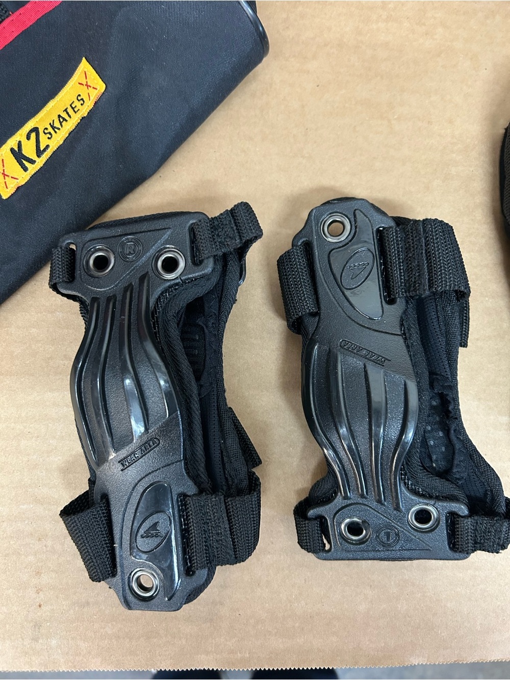 K2 Black Adjustable Inline Skate Set with Protective Gear - Picture 3 of 16